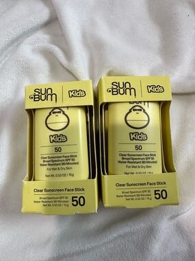 Kids Clear Sunscreen Face Stick SPF 50 - Yellow